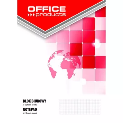 Pbs Connect Blok biurowy Office Products A4 kratka 50 kartek