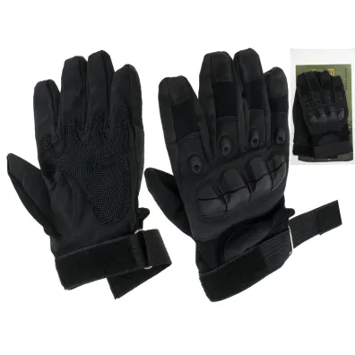 R�kawice taktyczne survival wojskowe ochrona kostek L czarne