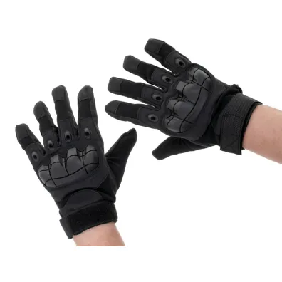 R�kawice taktyczne survival wojskowe ochrona kostek L czarne