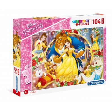 Puzzle maxi 104 el. Supercolor. The Beauty and the Beast Clementoni