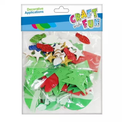 Craft with Fun Ozdoba dekoracyjna samoprzylepna EVA Boe Narodzenie Choinka 463718