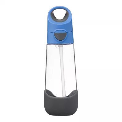 b.box Butelka na wod� tritanowa ze s�omk� Blue Slate 600 ml