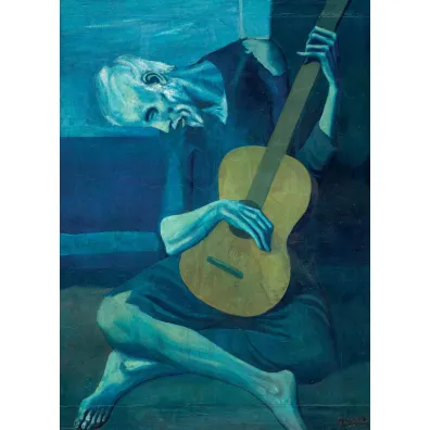 Puzzle 1000 el. Starzec graj�cy na gitarze, Picasso Eurographics