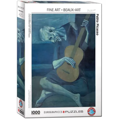 Puzzle 1000 el. Starzec graj�cy na gitarze, Picasso Eurographics
