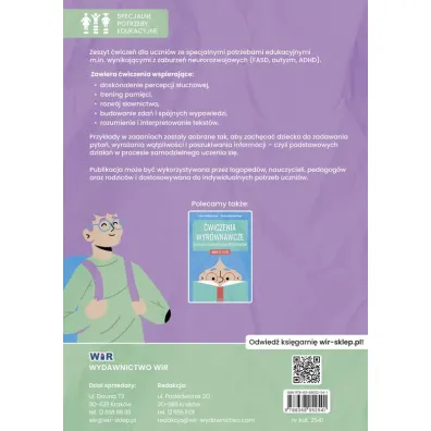 �wiczenia wyr�wnawcze dla dzieci z zaburzeniami rozwojowymi 12-15 lat