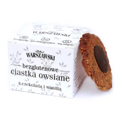 Baton Warszawski Ciastka owsiane z czekolad� i wanili� bezglutenowe 150 g