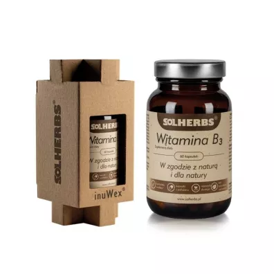 Solherbs Witamina B3 (500 mg) - suplement diety 60 kaps.