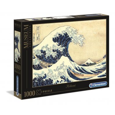 Puzzle 1000 el. Wielka fala w Kanagawie. Hokusai Clementoni