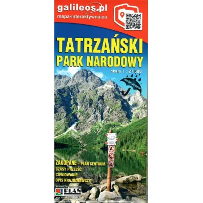 Mapa tur. - Tatrza�ski Park Narodowy 1:27 000