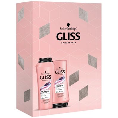Gliss Split Ends Miracle zestaw szampon do wosw + odywka do wosw 250 ml + 200 ml