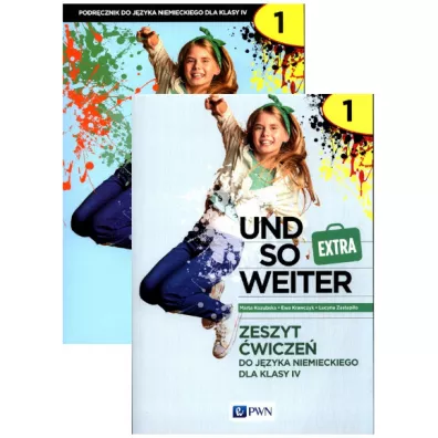 Pakiet: Und so weiter Extra 1. Podr�cznik i zeszyt �wicze� do j�zyka niemieckiego dla klasy 4 - Ewa Krawczyk, Lucyna Zast�pi�o, Marta Kozubska
