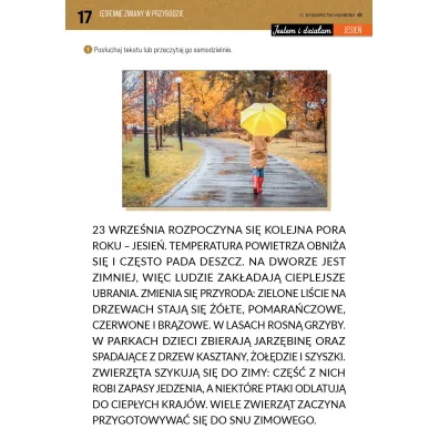 Jestem i dzia�am Jesie� Materia�y dla uczni�w z niepe�nosprawno�ci� intelektualn�