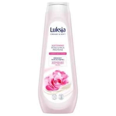 Luksja Kremowy p�yn do k�pieli R�a i Proteiny Mleka 900 ml