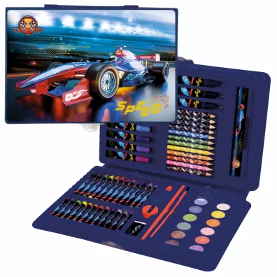 Kidea Zestaw artystyczny 71 el. Race Team