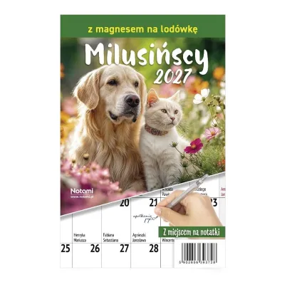 Kalendarz 2027 Milusi�scy z magnesem