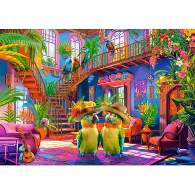 Puzzle 500 el. Parrots in Paradise Castorland
