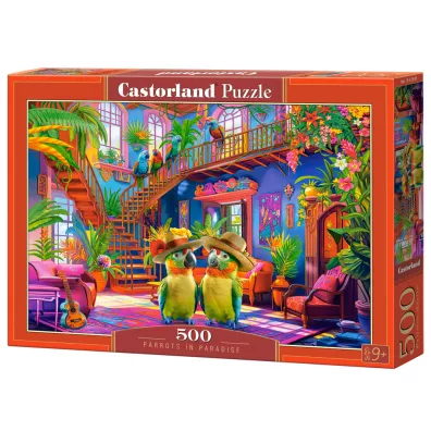Puzzle 500 el. Parrots in Paradise Castorland