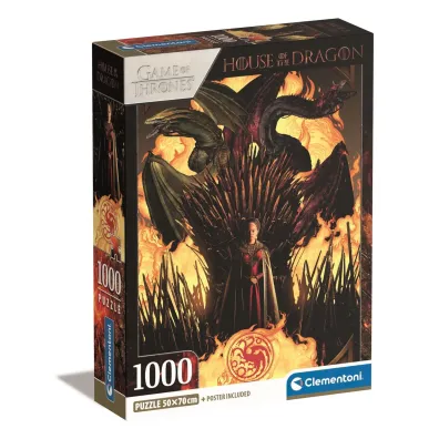 Puzzle 1000 el. Compact House Of The Dragon Clementoni