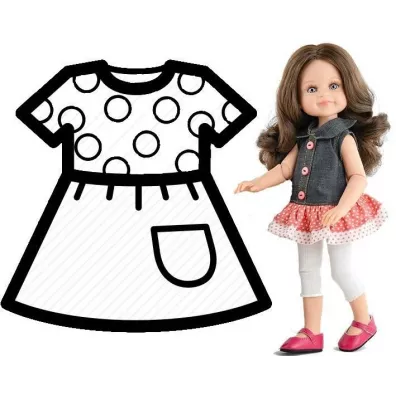 Ubranko dla lalek 32cm Paola Reina