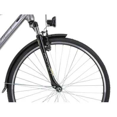 Romet Rower trekkingowy WAGANT 2023 srebrno-��ty 21 L