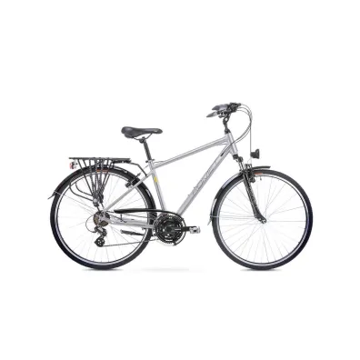 Romet Rower trekkingowy WAGANT 2023 srebrno-��ty 21 L