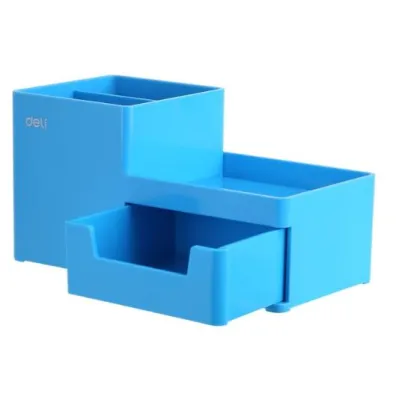Pi�rnik na biurko prostok�tny niebieski DELI EZ25130