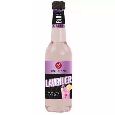 Hollinger Drink musujcy bezalkoholowy o smaku lawendy 330 ml Bio