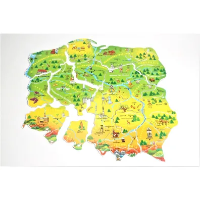 Geo puzzle Polska Abino