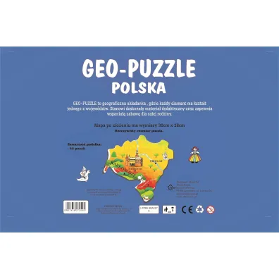 Geo puzzle Polska Abino