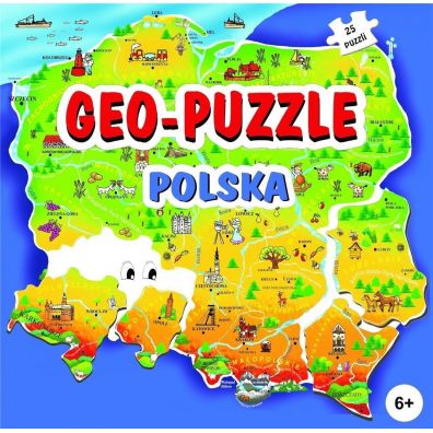 Geo puzzle Polska Abino