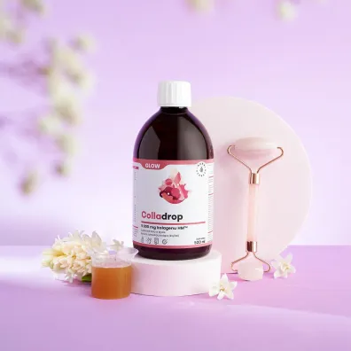 Aura Herbals Colladrop Glow kolagen morski 5000 mg Suplement diety w p�ynie 500 ml