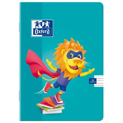 Oxford Zeszyt A5 Lion dwie linie 32 kartki