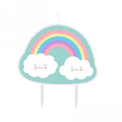 Amscan �wieczka urodzinowa Rainbow&Cloud