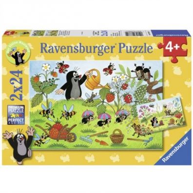 Puzzle 2x24 el. Krecik w ogrodzie 088614 Ravensburger