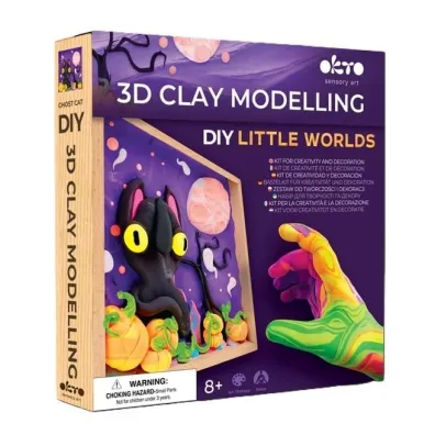 Zestaw DIY z masy plastycznej Koci Duch Okto