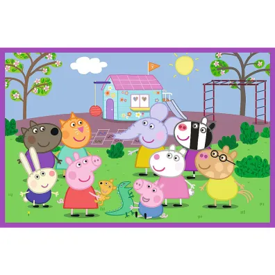 Puzzle 2x24 el. Peppa na placu zabaw Trefl