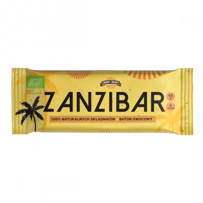 Zmiany Zmiany Baton owocowy Zanzibar 40 g Bio
