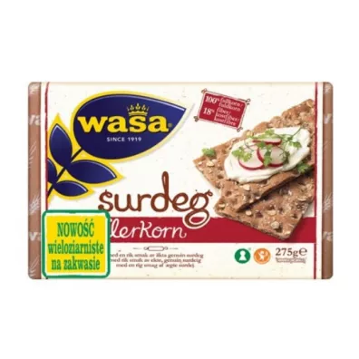 Wasa Pieczywo chrupkie wieloziarniste na zakwasie 275 g
