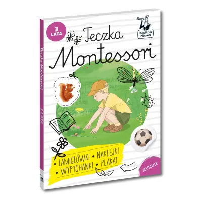 Teczka Montessori. 3 lata. Kapitan Nauka. SuperQuiz