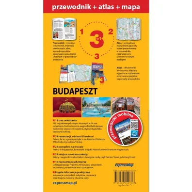 Budapeszt zestaw przewodnikowy 3w1 2024