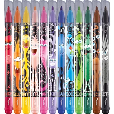 Maped Flamastry Colorpeps Monster 12 szt.