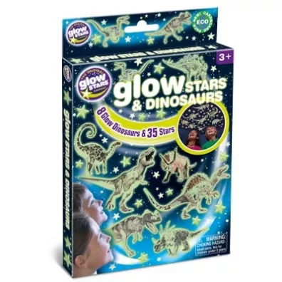 Brainstorm Toys �wiec�ce gwiazdy i dinozaury