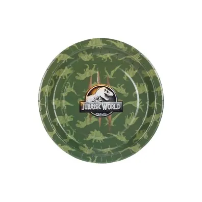 PartyDeco Talerzyki Jurassic World 23cm