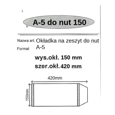 Narnia Ok�adka na zeszyt do nut A5 25 szt. - Do Nut