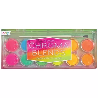 Kolorowe Baloniki Farby akwarelowe Chroma Blends neonowe