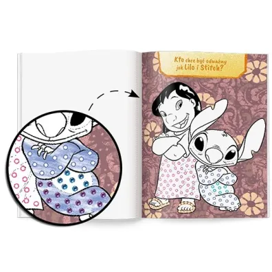 Disney Stitch. Malowanka z diamencikami
