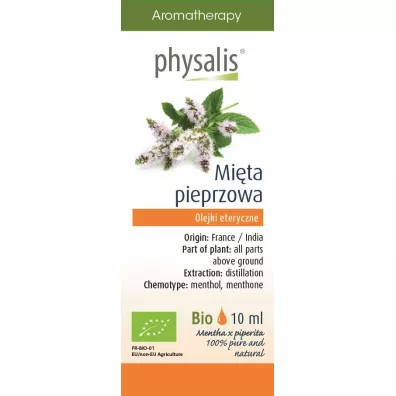 Physalis Olejek eteryczny mita pieprzowa (pepermunt) 10 ml