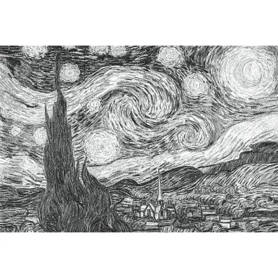 Puzzle Puzzlorama 500 el. Gwie�dzista Noc, van Gogh Trefl
