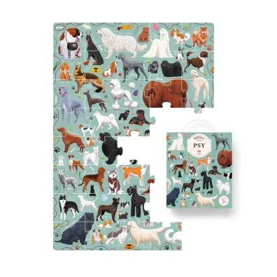 Puzzle Puzzlove CzuCzu 40 el. Psy Bright Junior Media