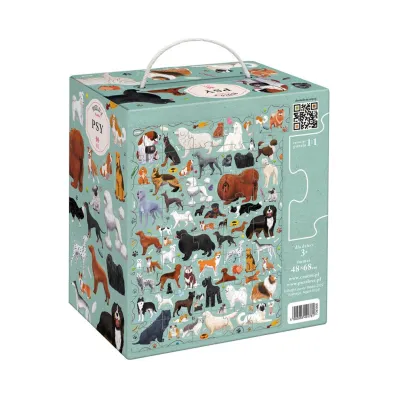 Puzzle Puzzlove CzuCzu 40 el. Psy Bright Junior Media